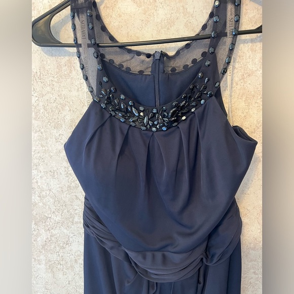 David’s Bridal Floor Length Navy Dress, Size 14 - Picture 5 of 5